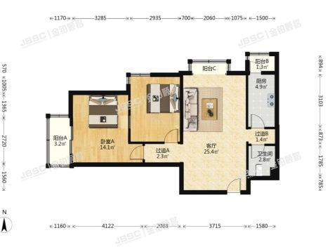房山区 长阳镇嘉州水郡196号7层701（加州水郡四期）