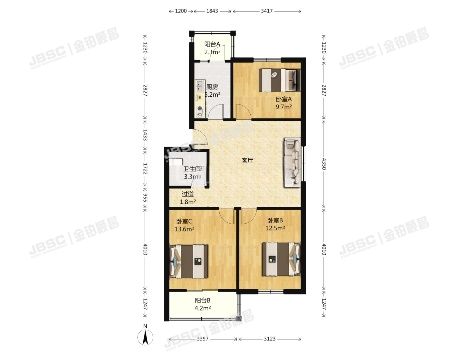 门头沟区 城子西街15号楼1层4单元101