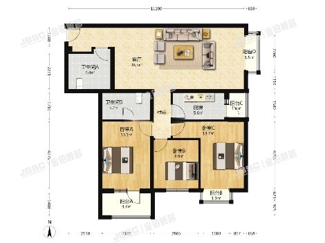 丰台区 角门北路3号院3号楼8层808（首座绿洲）