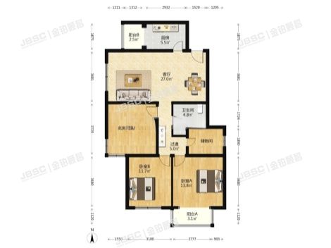 丰台区 丽泽雅园4号楼15层1507