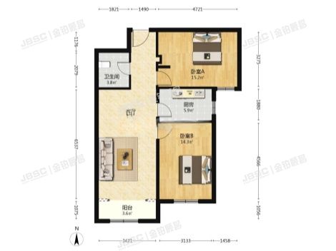 大兴区 育胜街36号院5号楼9层1单元902(当代采育满庭春MOMA)
