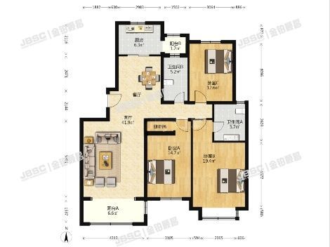 房山区 长阳镇溪雅苑一区7号13层02单元1302（九洲溪雅苑一区）