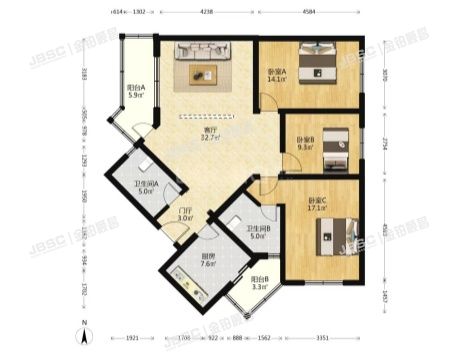 房山区 良乡地区鸿顺园10号楼1层1-101室（鸿顺园西区）