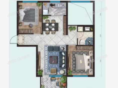 房山区 大窦路甲8号1#住宅楼1单元704(汇豪公园里）
