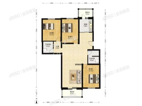 房山区 良乡地区圣景苑2号楼6层1-602