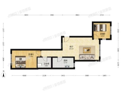 房山区 艺林北街22号院14号楼5层2单元501（世茂维拉）