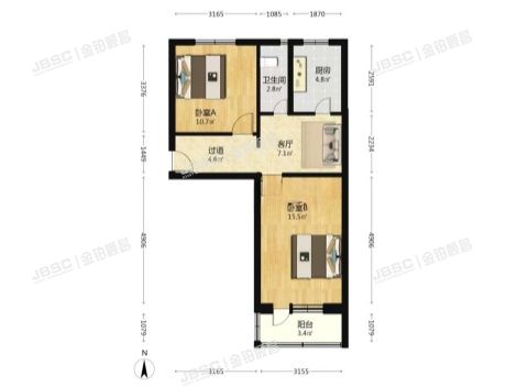 丰台区 太平桥31号楼3层3-301（太平桥小区）