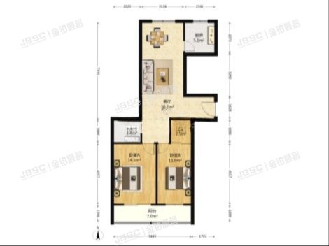 丰台区 角门12号院2号楼11层2-1101(角门12号院）