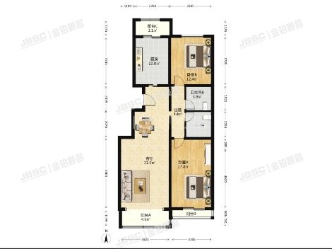 丰台区 益辰欣园5号楼3单元901(益辰欣园)