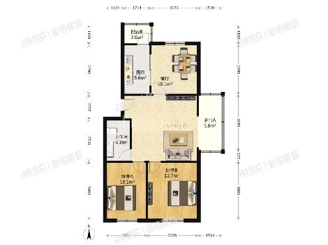丰台区 开阳里一区1号楼3层16-301