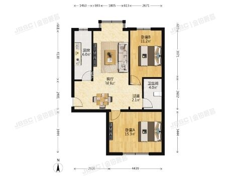 丰台区 横一条甲18号院2号楼10层3单元1001