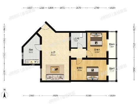 房山区 良乡地区苏庄一里13号楼3层4-303（苏庄一里）