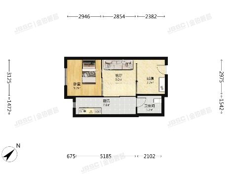 丰台区 连兴街1号院1号楼4层2单元404(中奥嘉园二期）