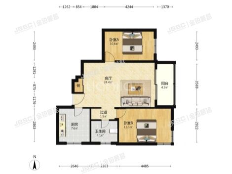 房山区 燕山迎风西里3号楼20层2008