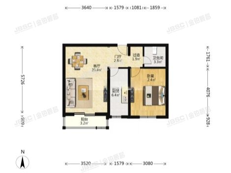 丰台区 南苑北里三区2号楼6层6门611